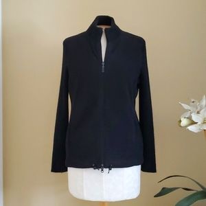 By Design Full Zip Black Sweatshirt